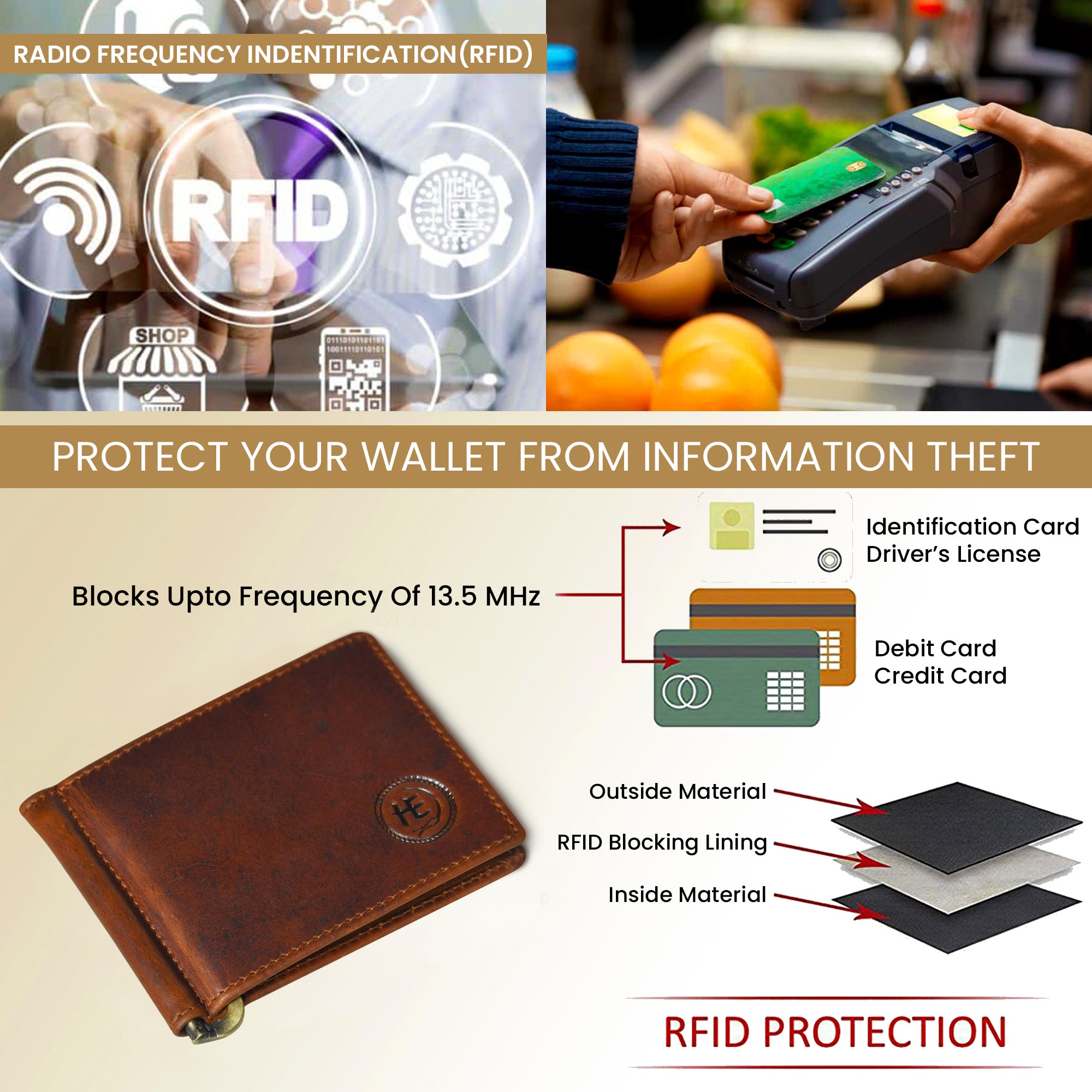 Slim Money Clip Wallet